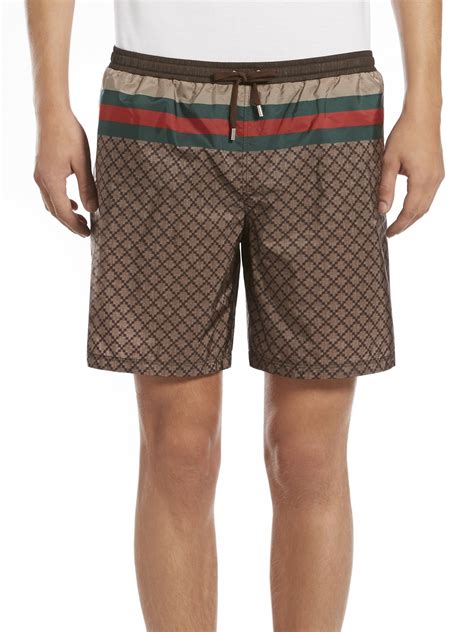 gucci swim shorts size guide|Gucci men swimsuit.